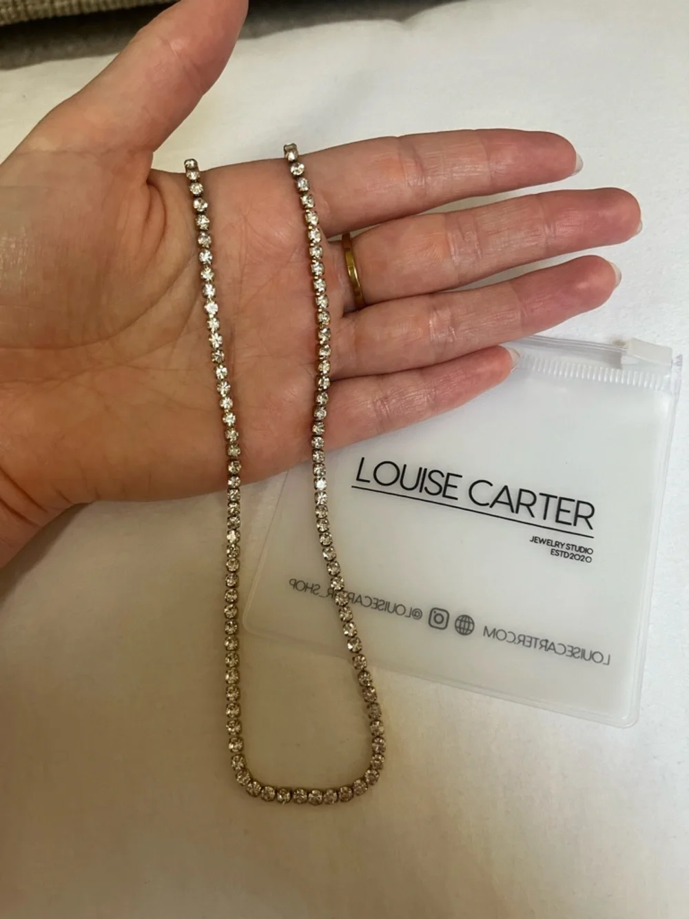 Louise Carter Monaco Tennis Necklace - Picture 9 of 9